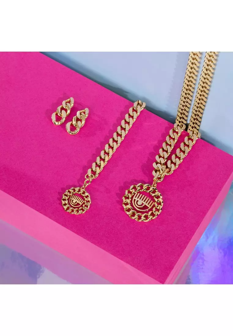 Chiara Ferragni Chain 180mm Women's Gold Bracelets J19AUW37