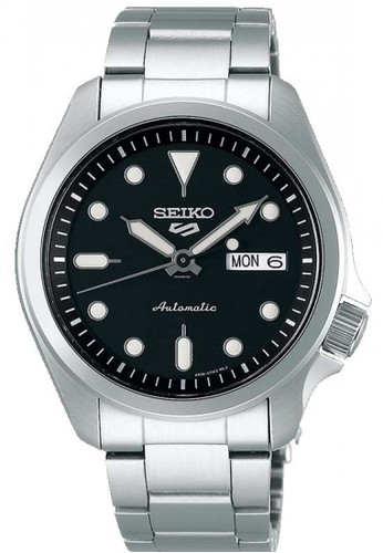 Jual Seiko Jam Tangan Pria Seiko 5 Sports Original Garansi Resmi Srpe55 Srpe55k1 Strap Stainless Steel Silver Original Zalora Indonesia
