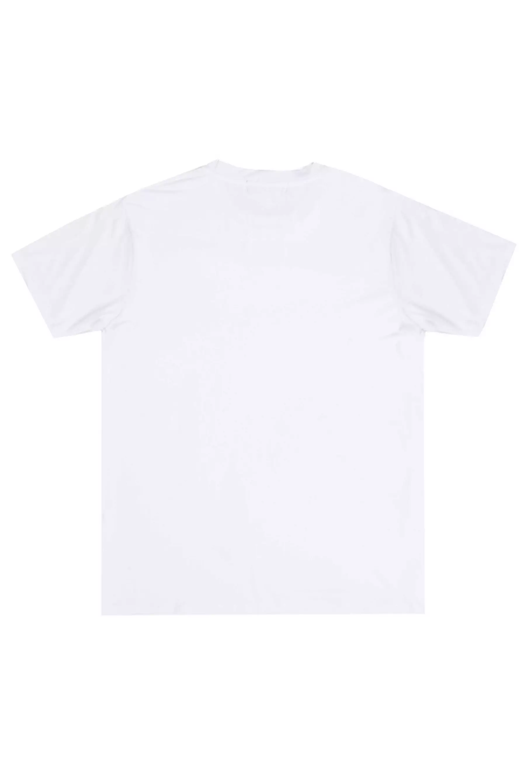 NTD33 kaos lightweight slim fit anti kusut stretch cepat kering my superpower is listening putih