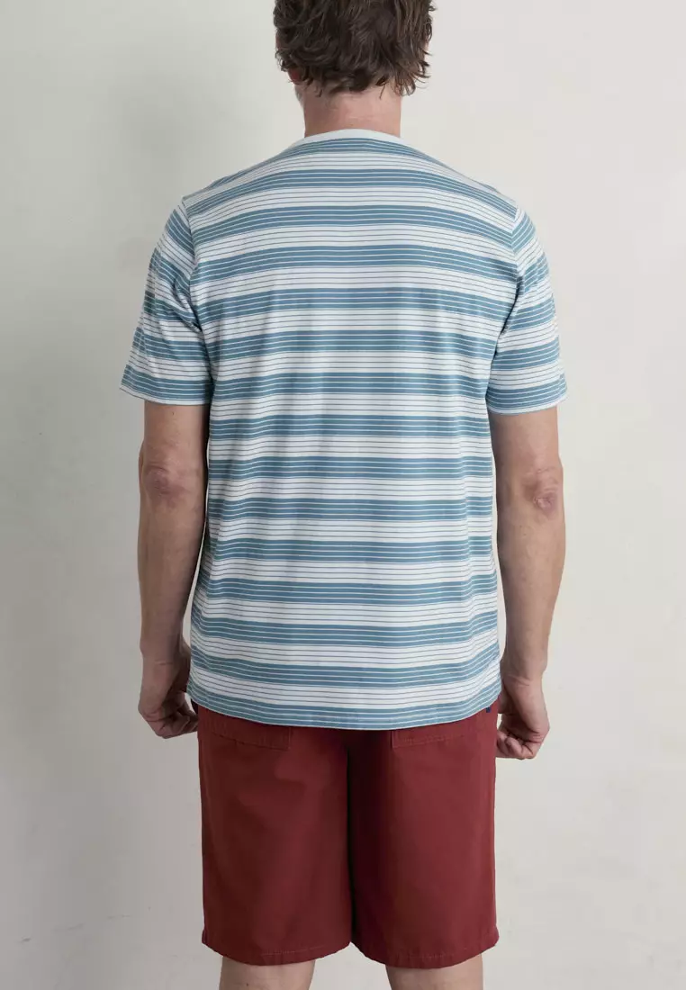 Buy Seasalt Cornwall Seasalt Cornwall Blue Seven Seas Sailor Tee 2024