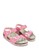 Birkenstock pink Rio Kids Birko-Flor Patent Sandals 413A4KS264169DGS_2