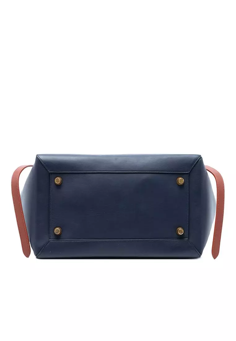 Pre-Loved Celine Mini Bicolor Smooth Calfskin Belt Bag
