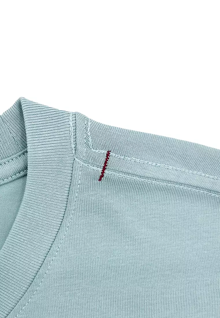 男裝V57鷹刺繡涼感短袖T恤