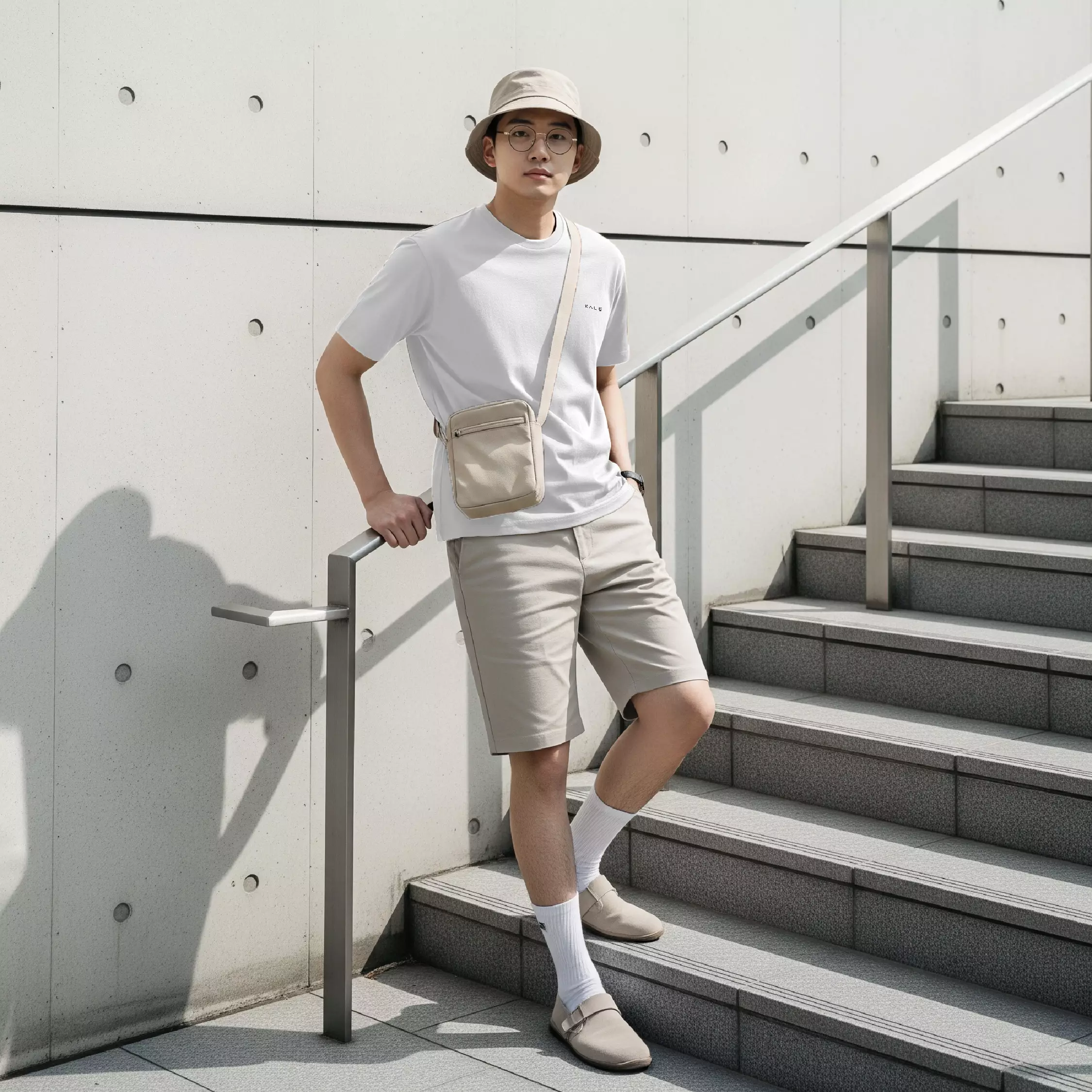 Kale ARION REGULER WHITE Organic Cotton | T-Shirt Basic