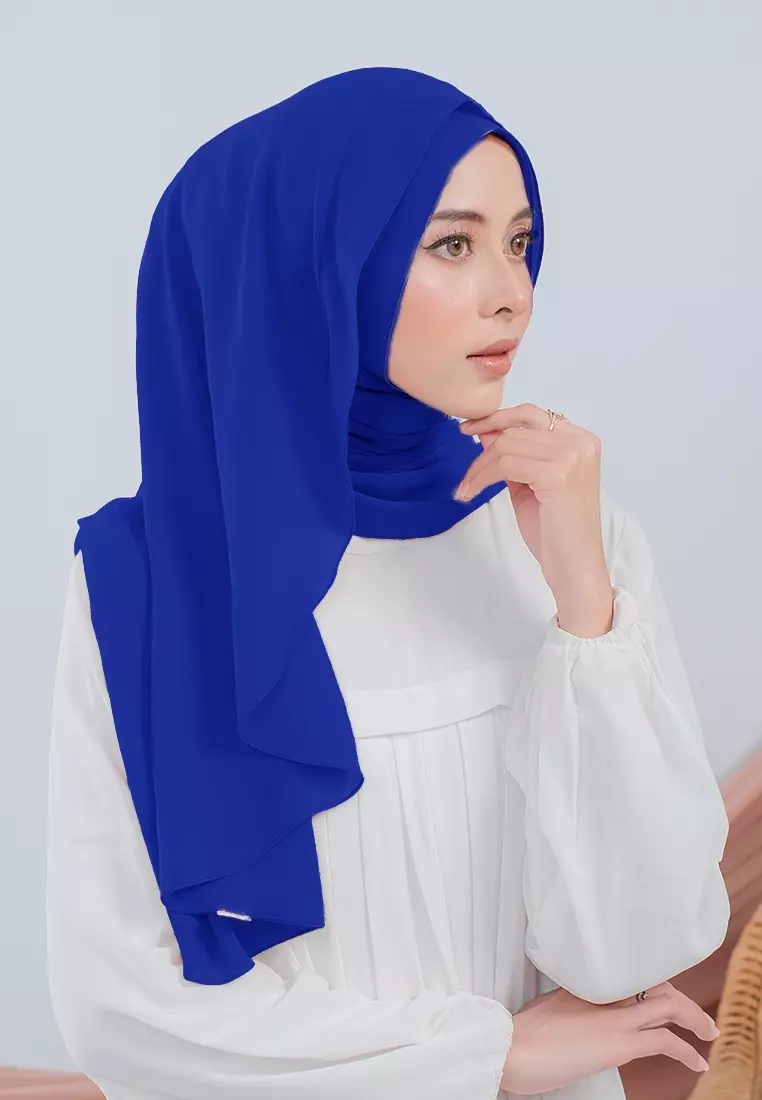 HIJAB INSTAN LUBNA - ROYAL BLUE