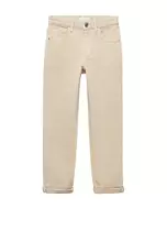 MANGO KIDS Seam-Detail Straight-Fit Trousers 2024, Buy MANGO KIDS Online