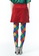 United Colors of Benetton red Miniskirt in Stretch Velvet AFA40AAB9DD6DAGS_2