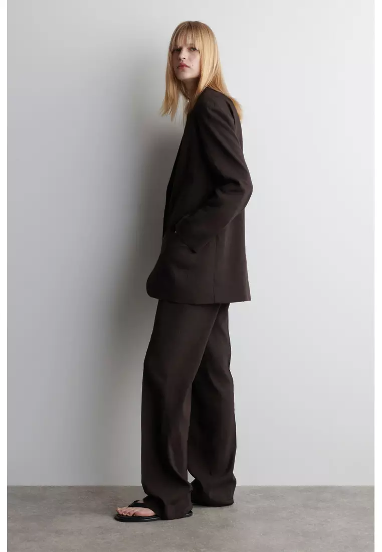 SINGLE-BREASTED LINEN BLAZER