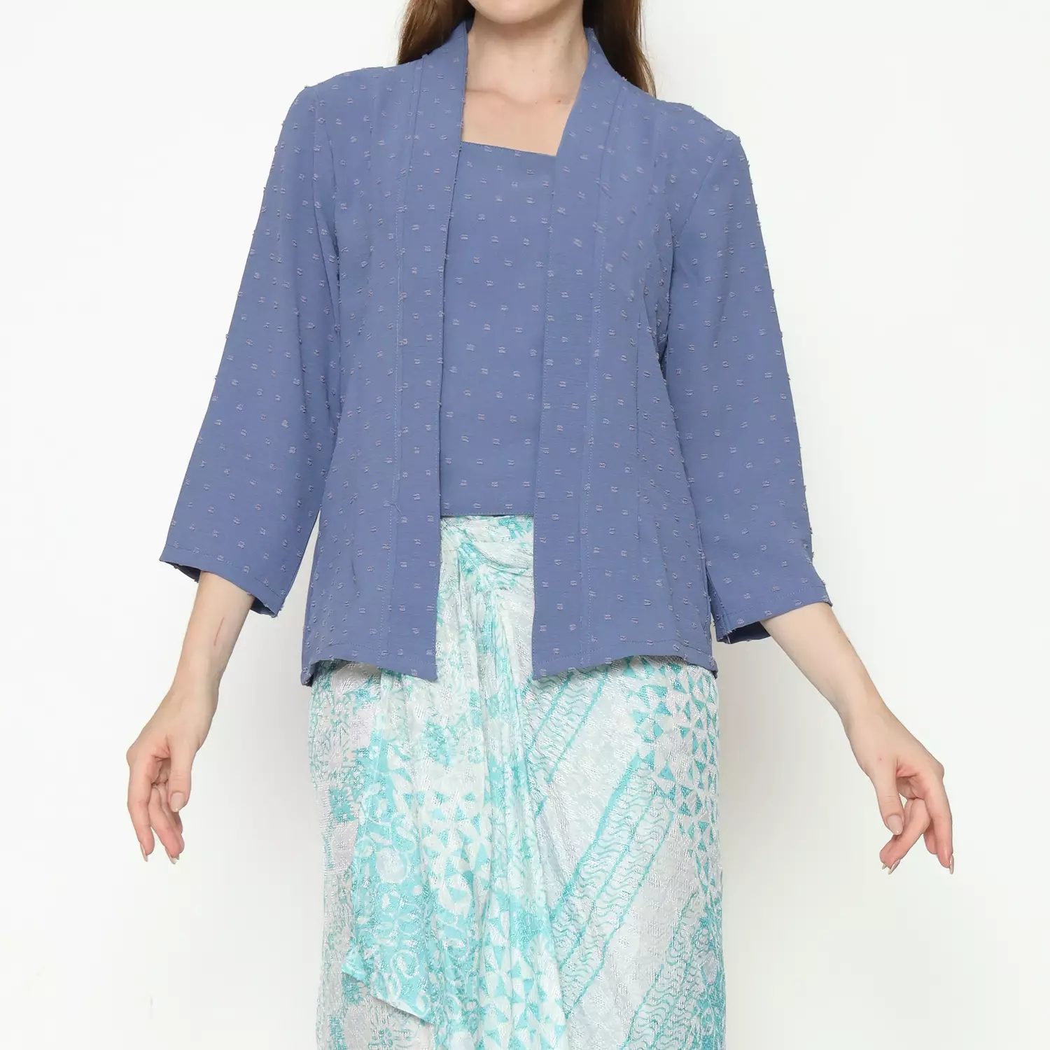 Blouse Batik Wanita - Atasan Batik - Bhatara Batik Yasmine 2 - Baju Batik Modern Lengan Panjang