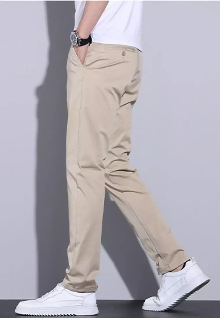 Slim Twill Trousers