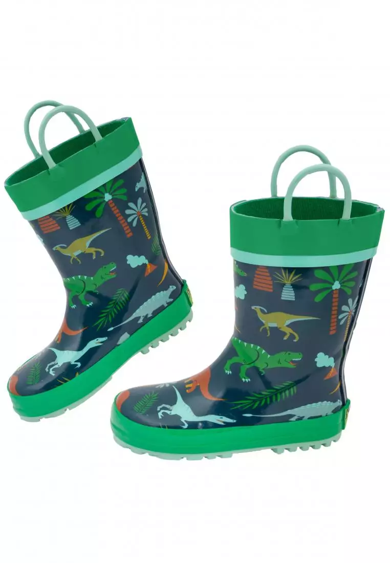 Discount on Stephen Joseph  shoes - SKU: Rain Boots Dino Green