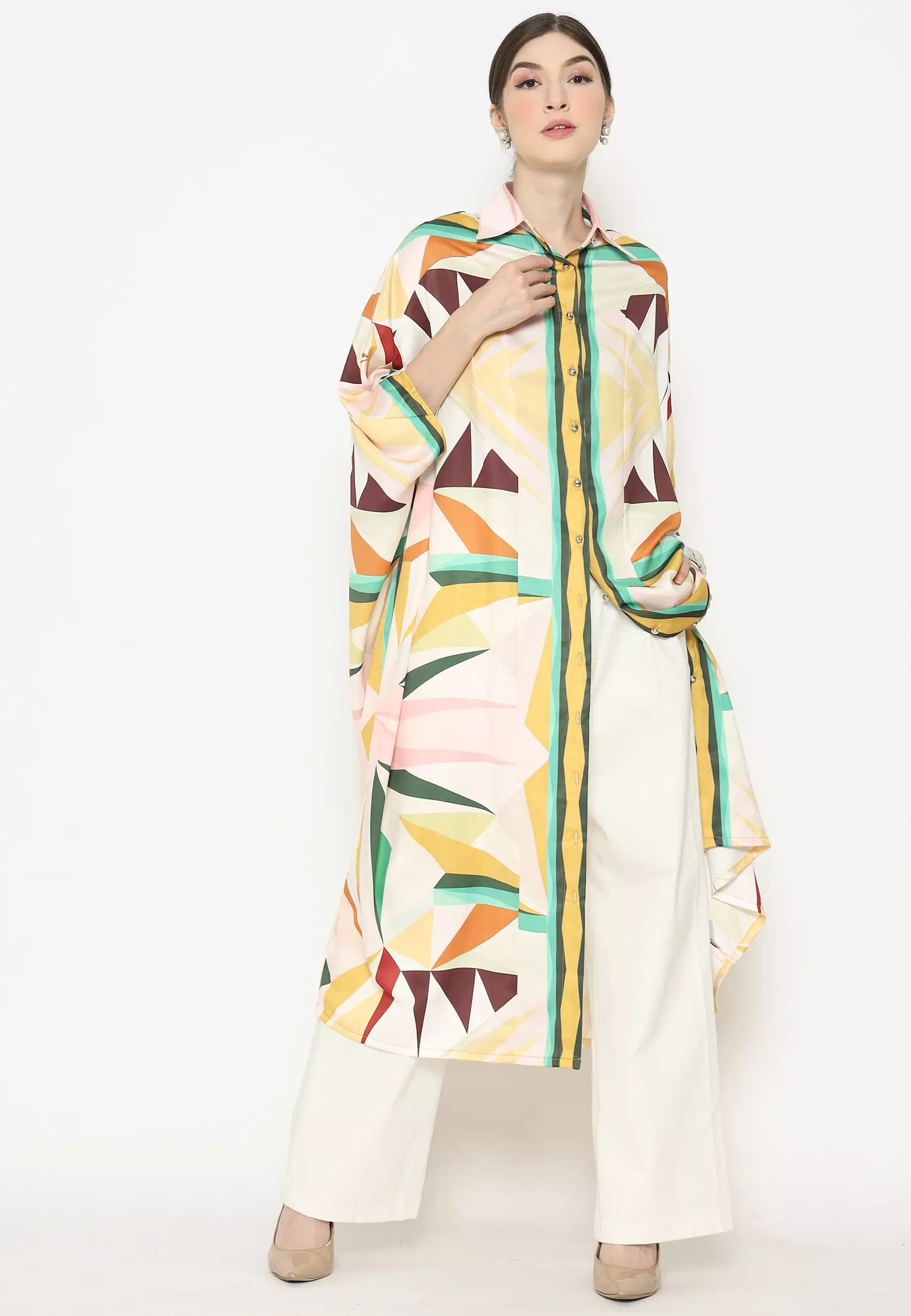 Kanzi Collared Kaftan