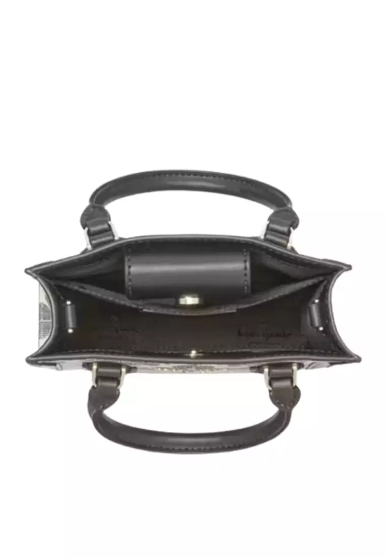 Kate Spade Signature Spade Flower Mini Tote Black Multi