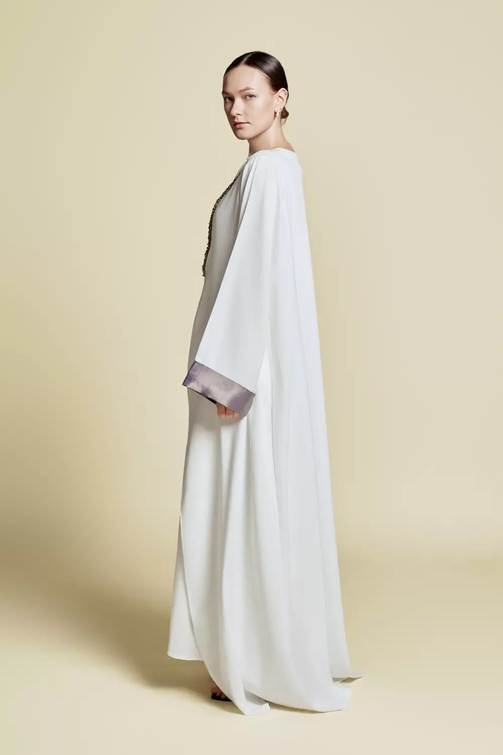 Demure Studio - Fasha Prive’ Coat Dress  in White