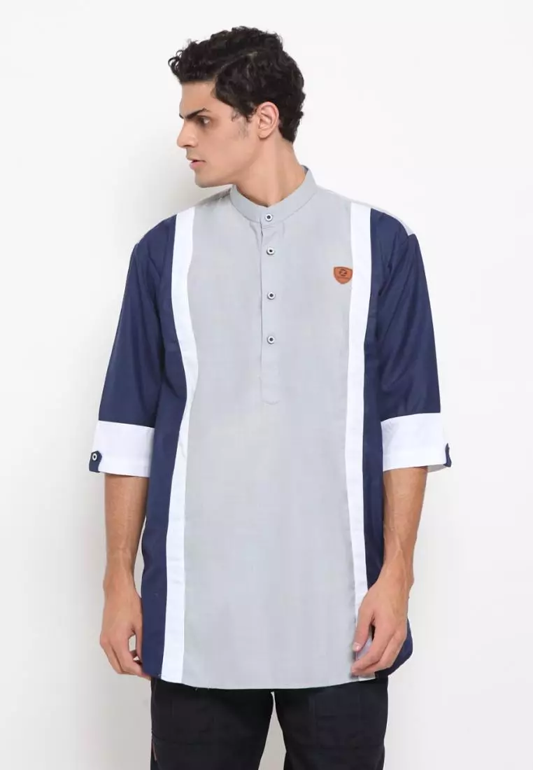 Baju Koko Pria Muslim Zayidan Rais - Abu