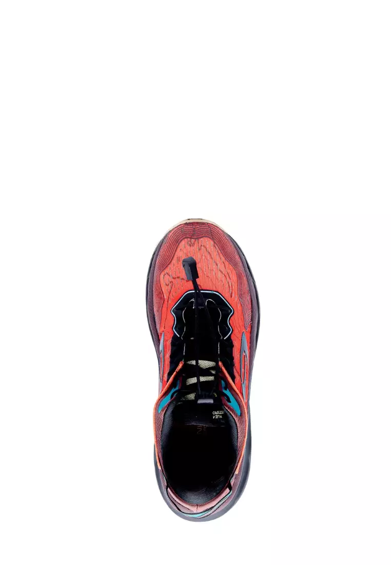 910 Nineten Yuza MARS JEZERO Sepatu Trail - MERAH BATA/HITAM