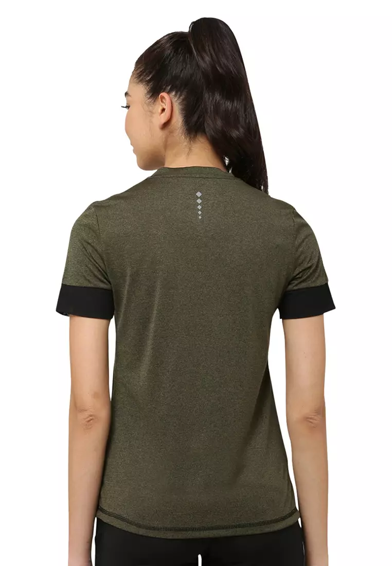 Kaos Hijau Lari/Latihan Wanita