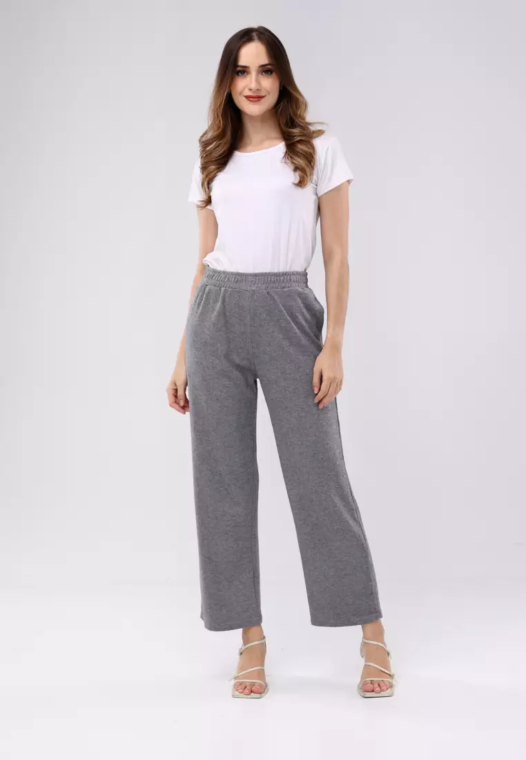 Colored Wide Leg Pants Ladies