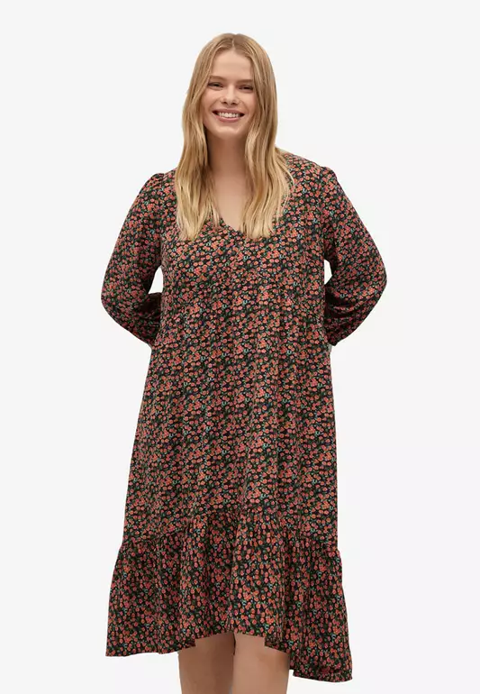 Midi Printed Dress