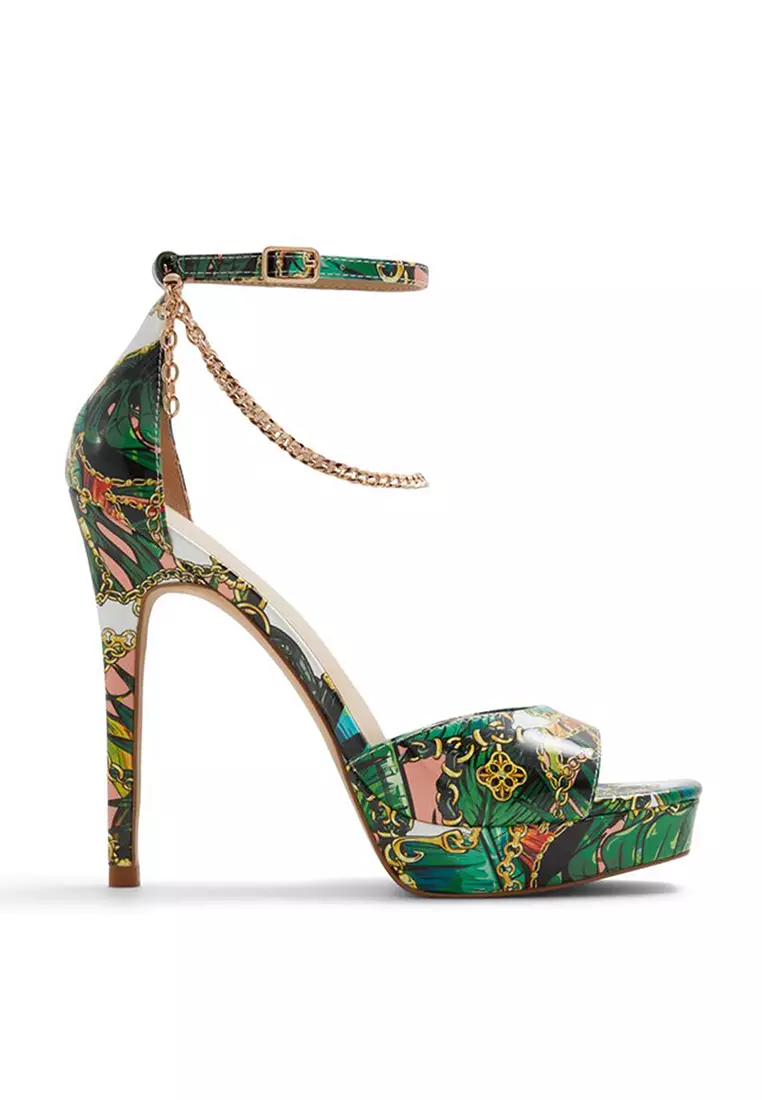 Discount on ALDO  shoes - SKU: Prisilla Ankle Strap Chain Heels