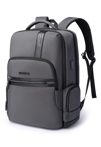 Bange grey Bange Hydro Laptop Backpack with USB Charging Port C28F2ACC8657EAGS_1