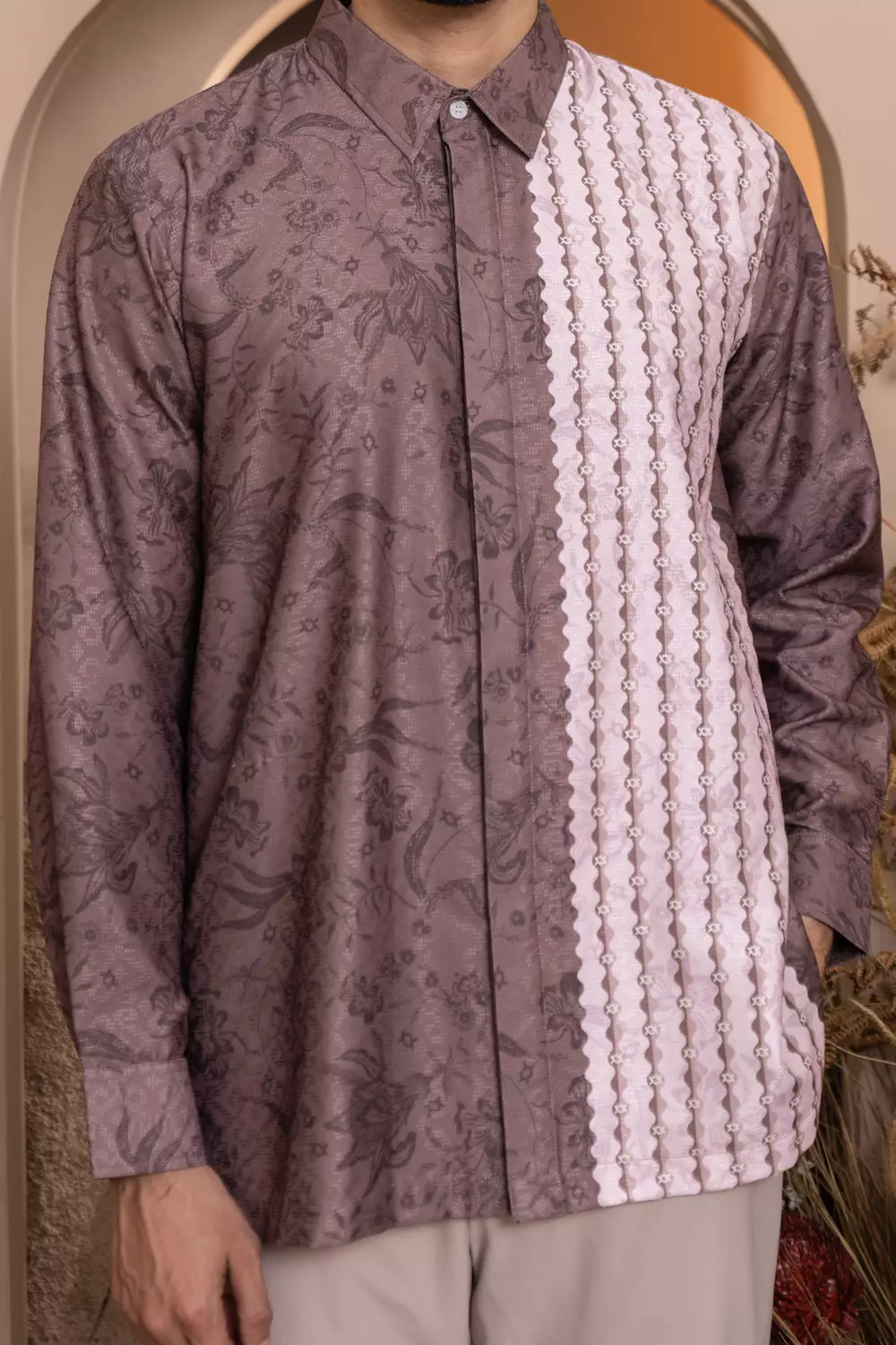 Klamby - Semantik Long Shirt Men Antique Shell