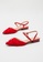 Twenty Eight Shoes red VANSA Ankle Strap Pointed Low Heel Shoes VSW-F619010 C5F74SH77A8398GS_4