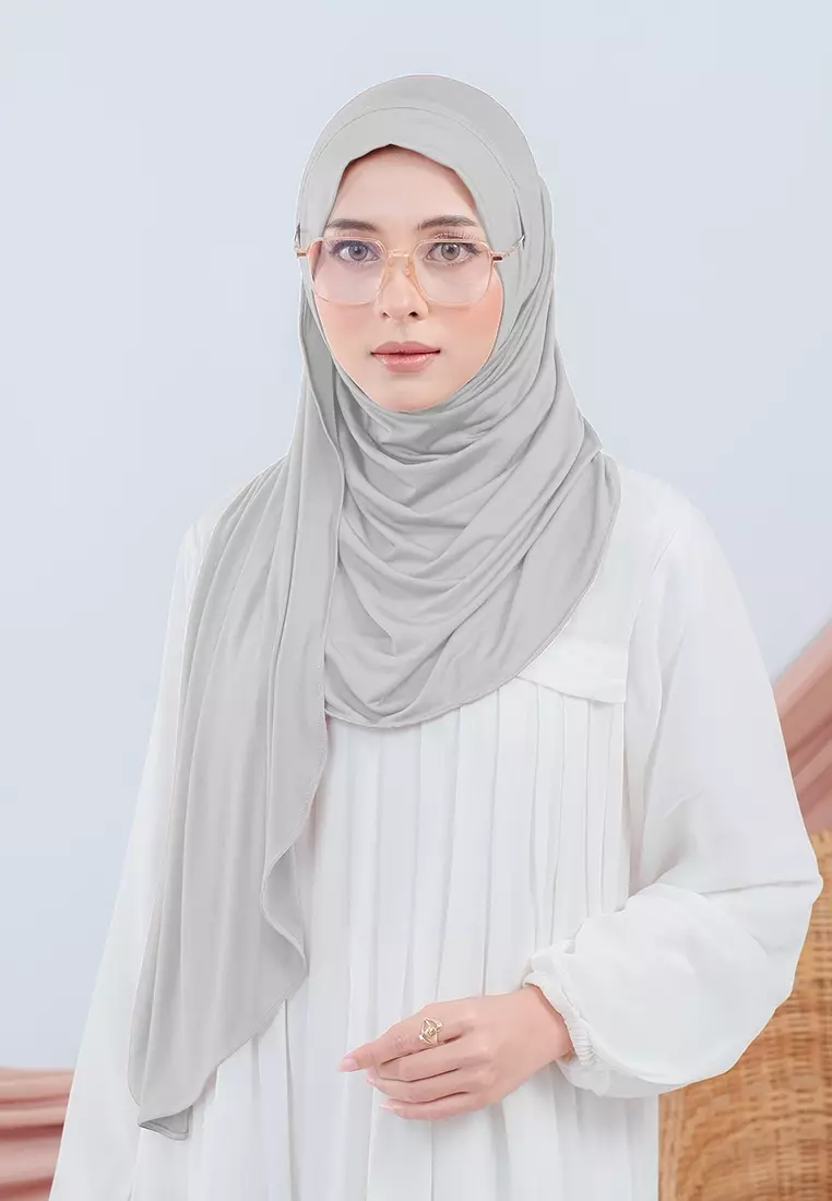 HIJAB INSTAN FAYZA - LIGHT GREY