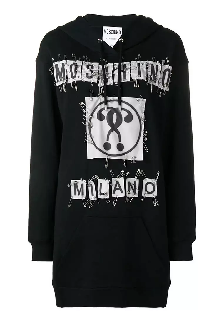 Moschino safety pin hoodie best sale