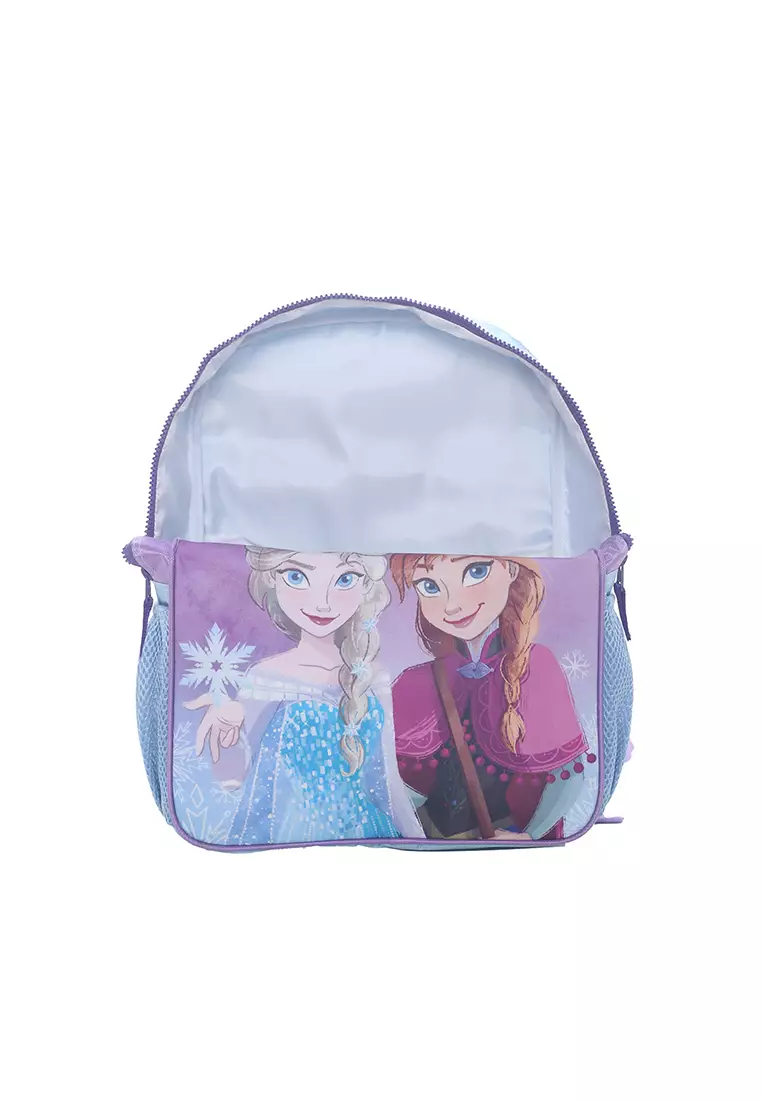 Tas Anak Ransel Besar Disney Frozen 39x30 cm Biru Ungu