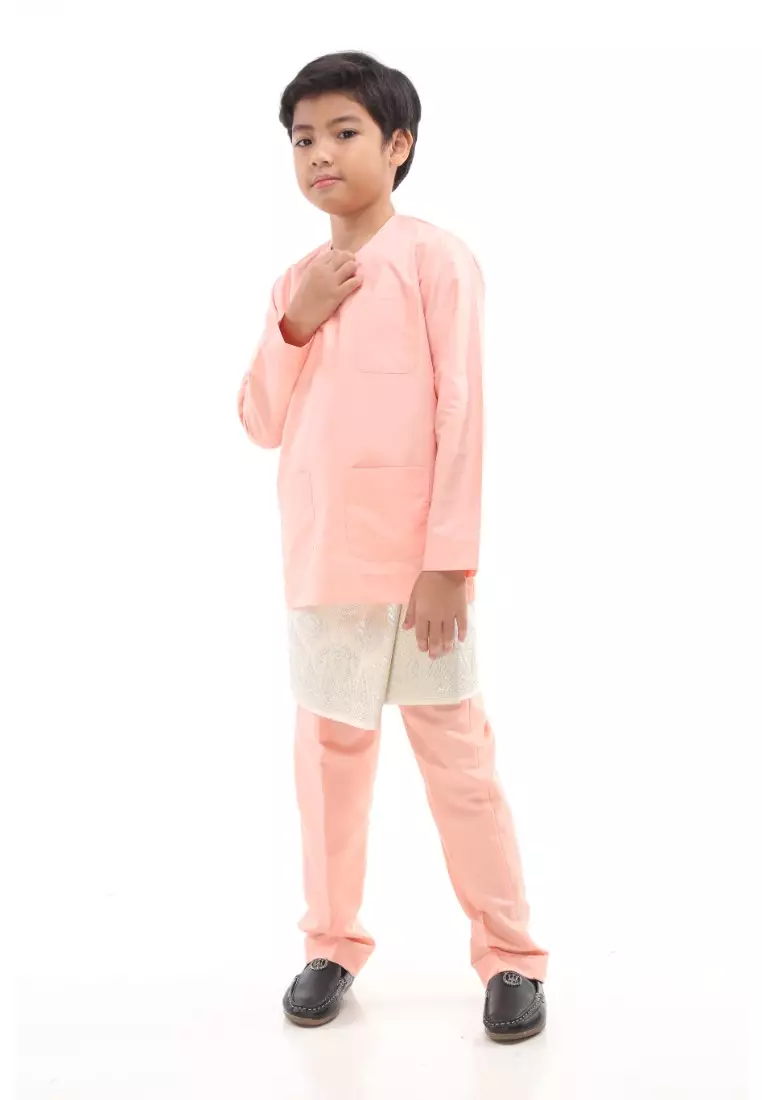 Baju Melayu Moden Teluk Belanga For Kids