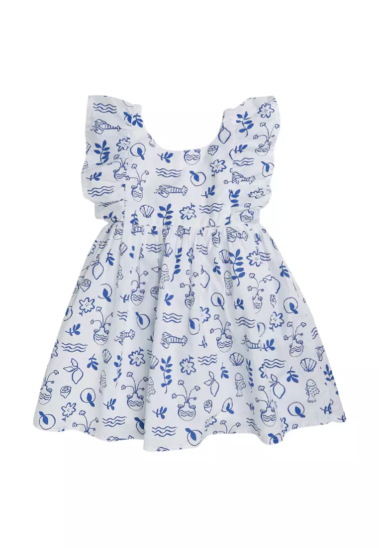 Buy GAP Ruffle Dress 2025 Online ZALORA