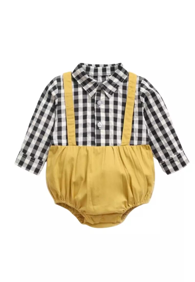 Chicco Romper Set - Black&Yellow