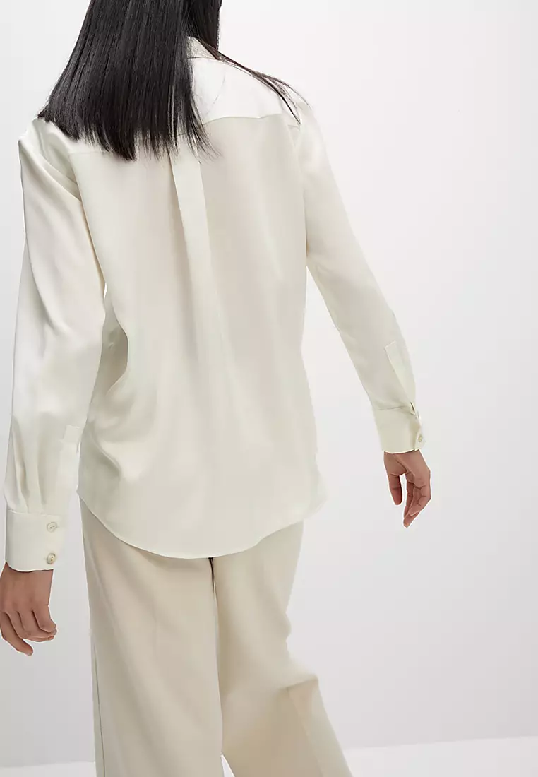 Satin Collared Shirt