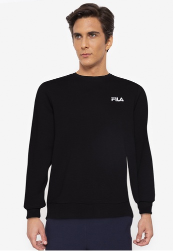 black fila sweatshirt