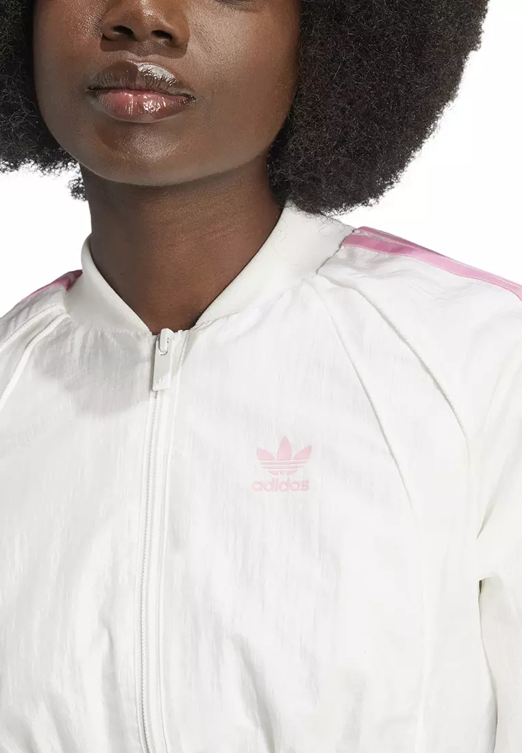 Adidas cropped track jacket store
