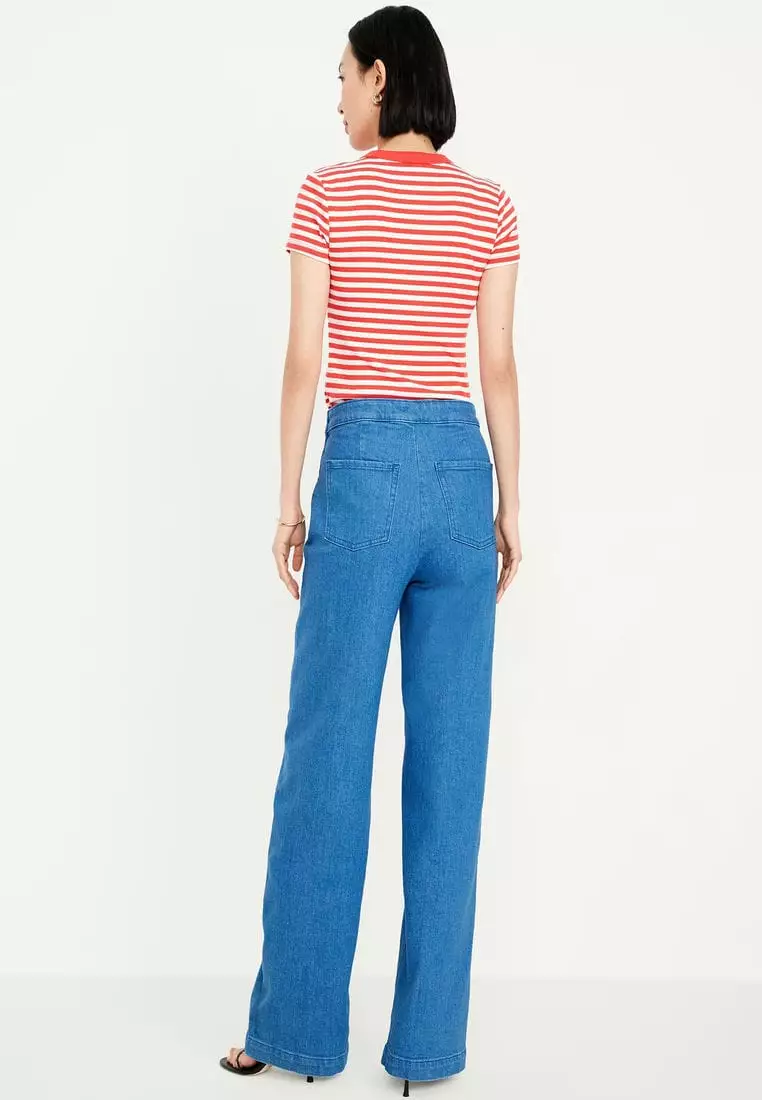 Extra High-Waisted Sky-Hi Mariner Wide-Leg Jeans