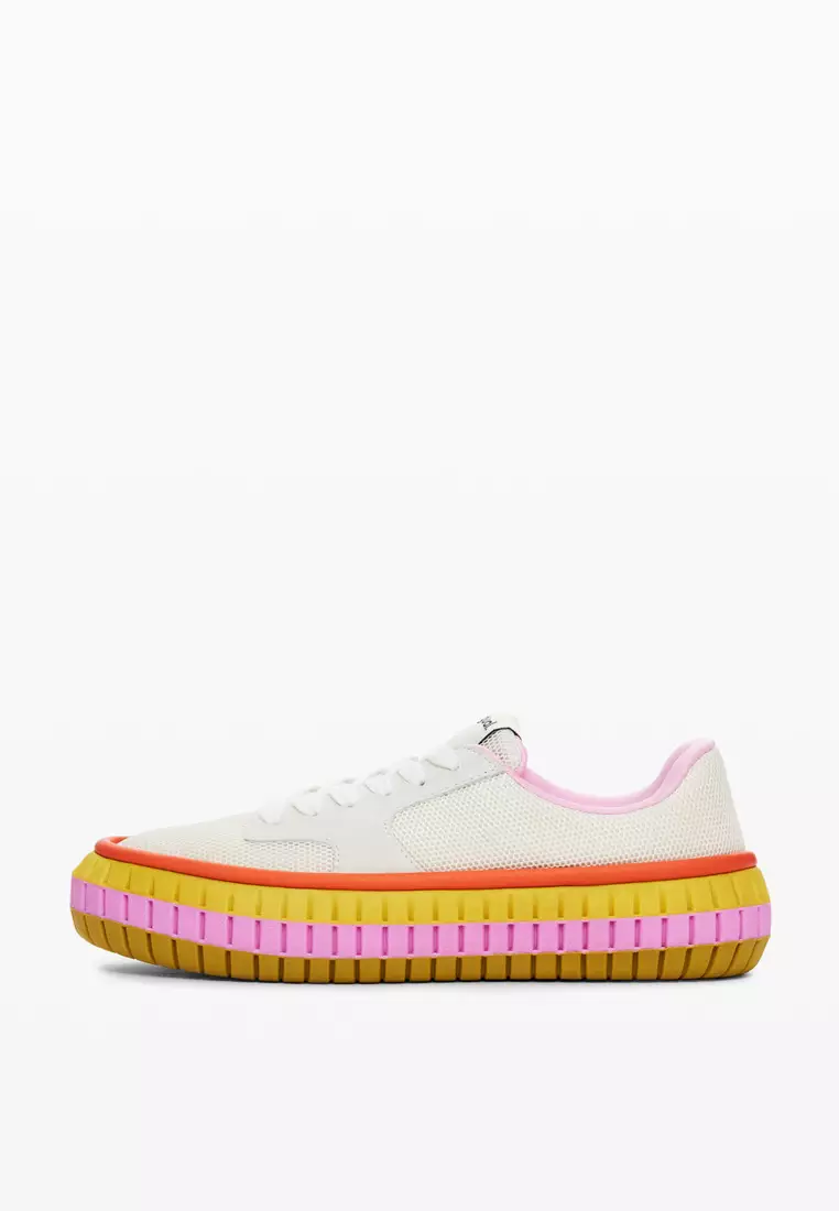 Discount on Desigual  shoes - SKU: Desigual Women's Accessories Multicolor sole sneaker.
