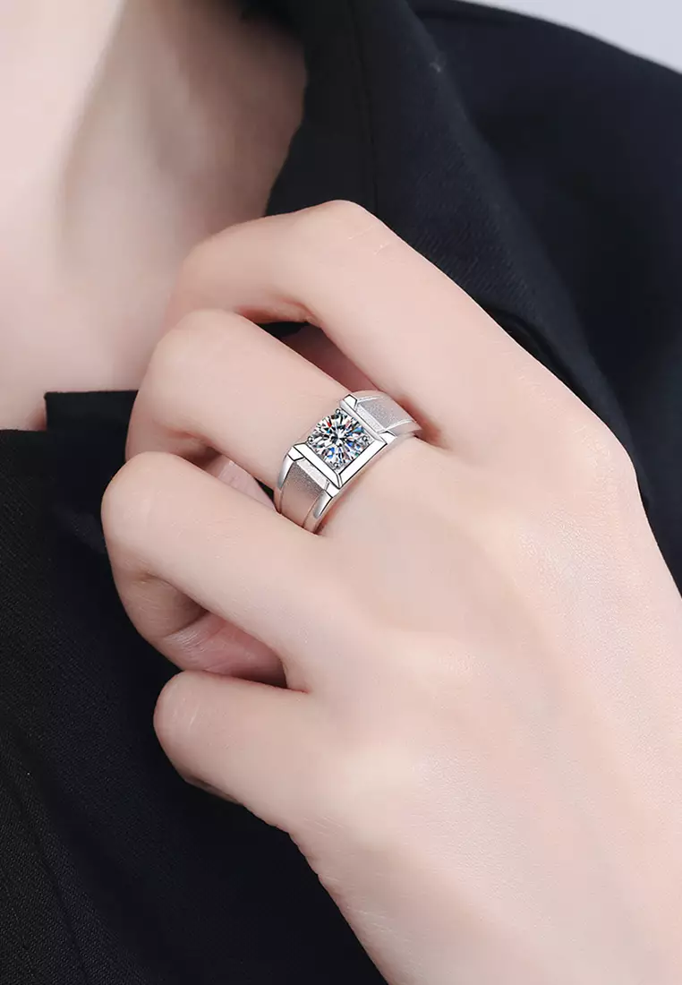 Cincin Pria High Quality Ring 100% Asli Cincin Fashion Cincin Pasangan Cowo Pria