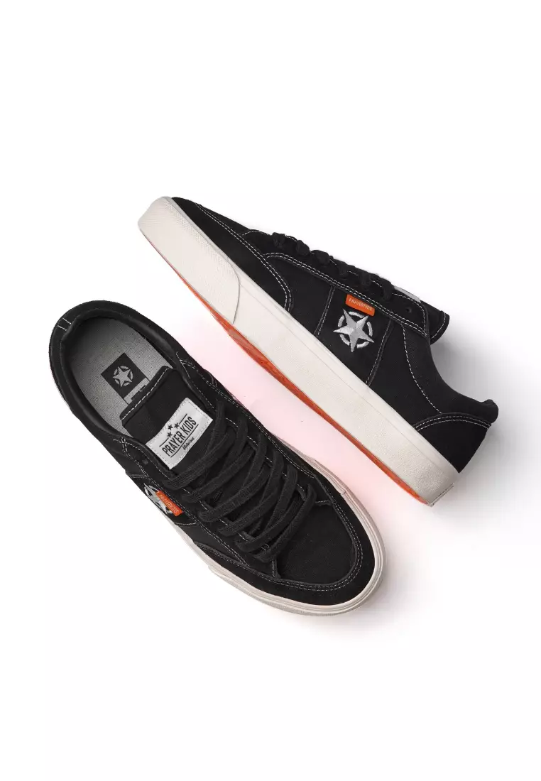 Prayerkids Geh Series Black White - Sepatu Sneakers Pria Wanita - Unisex