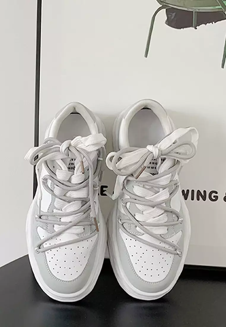Double platform clearance sneakers