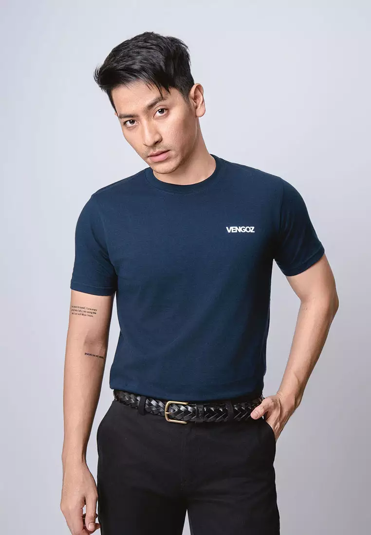 T-Shirt Minimal Logo Navy