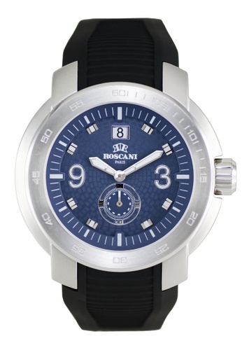 Buy Roscani Roscani Pedro 969 Wr 5atm Blue Silicone Men Watch 2021 Online Zalora Singapore