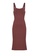 ZALORA BASICS brown Tie Back Midi Dress AD6CCAAD193D7FGS_5