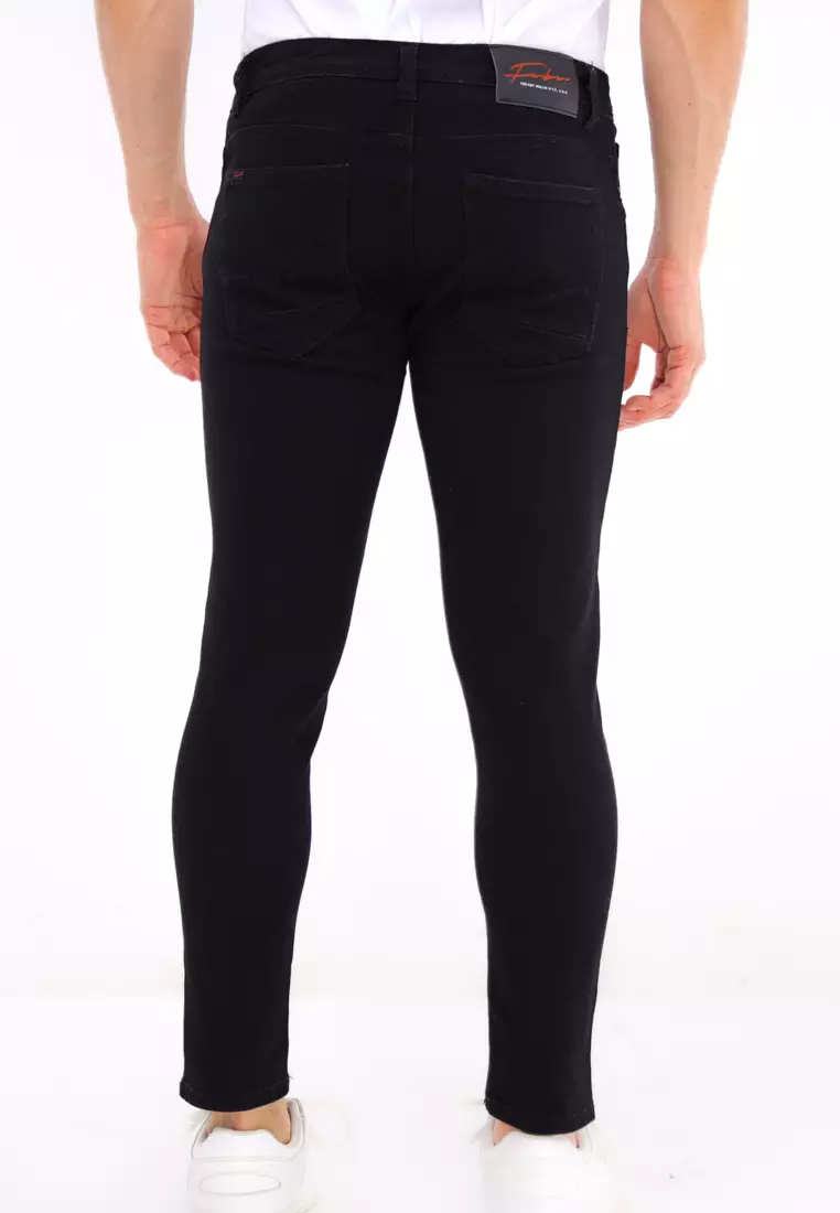 Denim Long Pants Skinny Fit Stretch