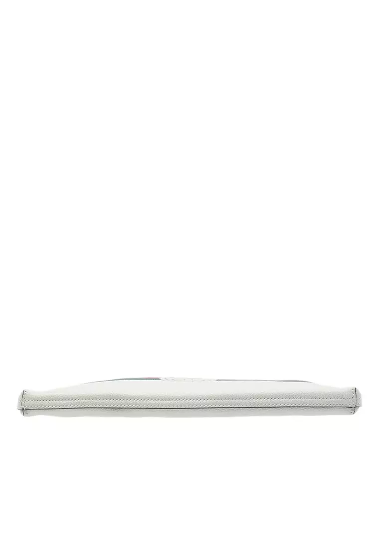 Pre-Loved Gucci Medium Calfskin Logo Portfolio Clutch