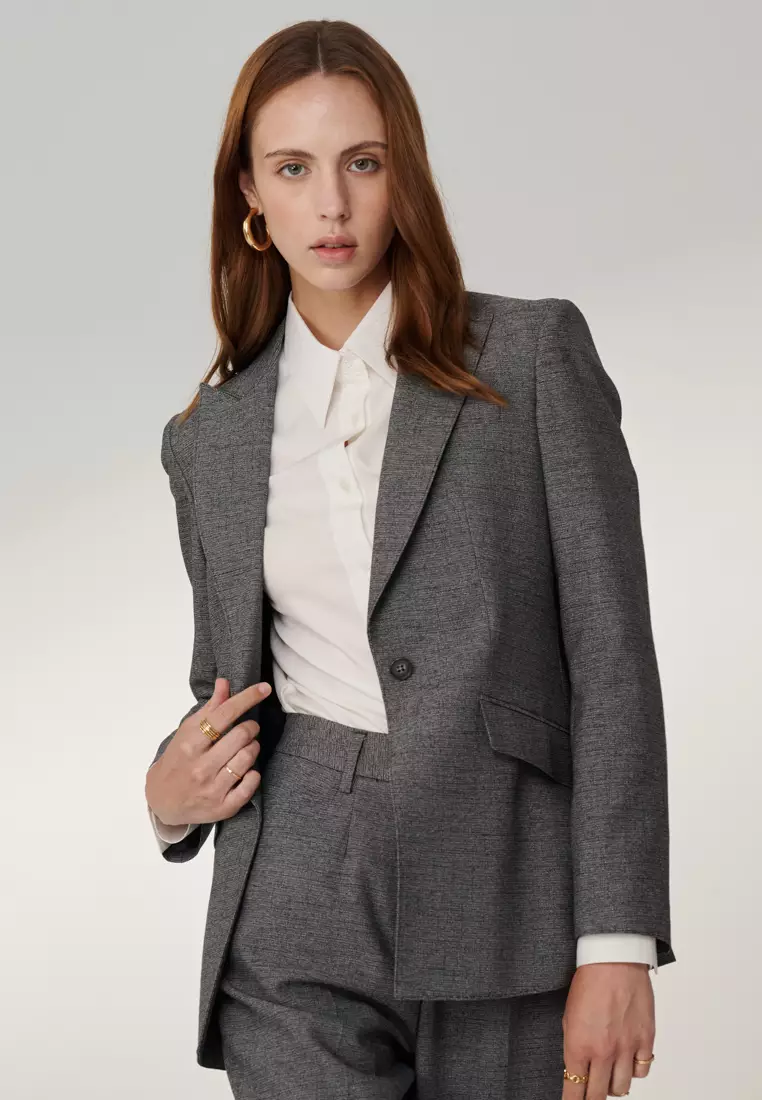 Iron Gray Peak Lapel Suit