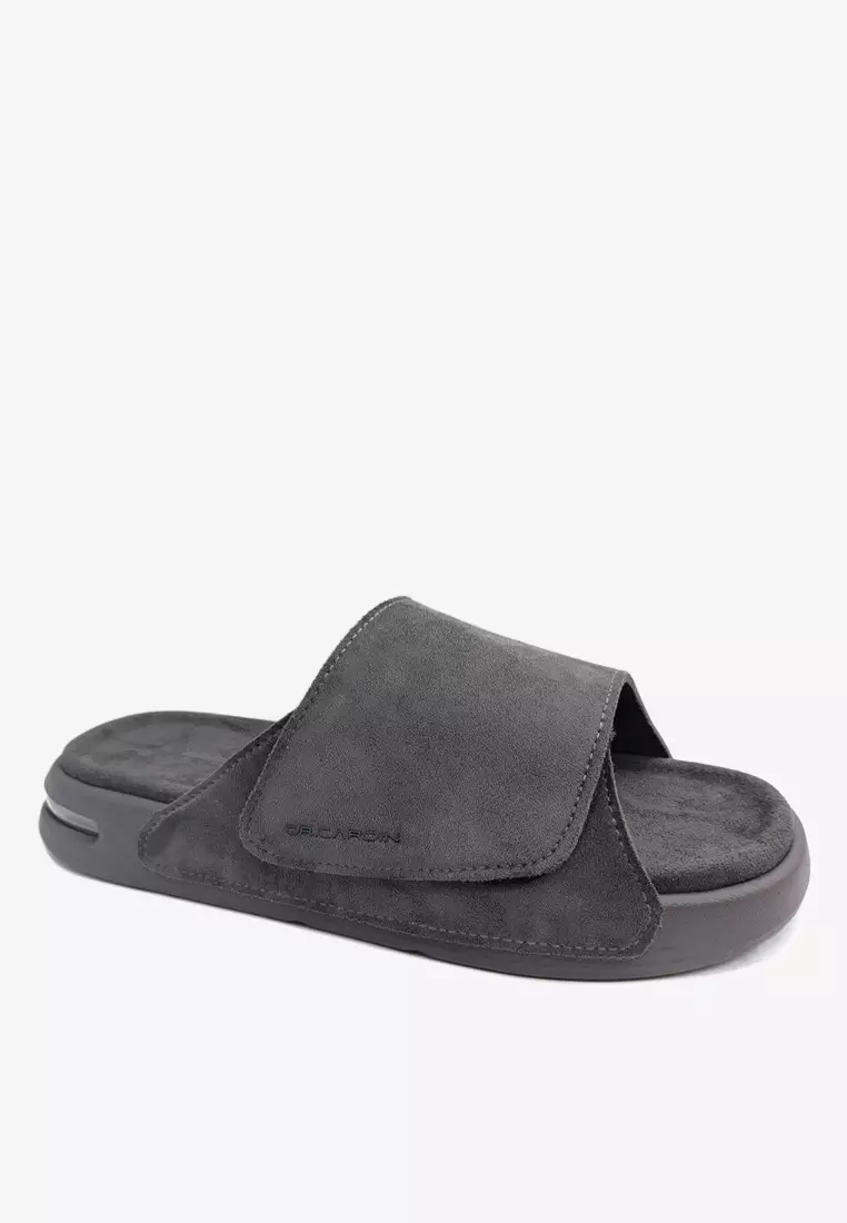 Dr Cardin Men Cove Air Suede Comfort Sandals with Adjustable Strap D-RLZ-8233