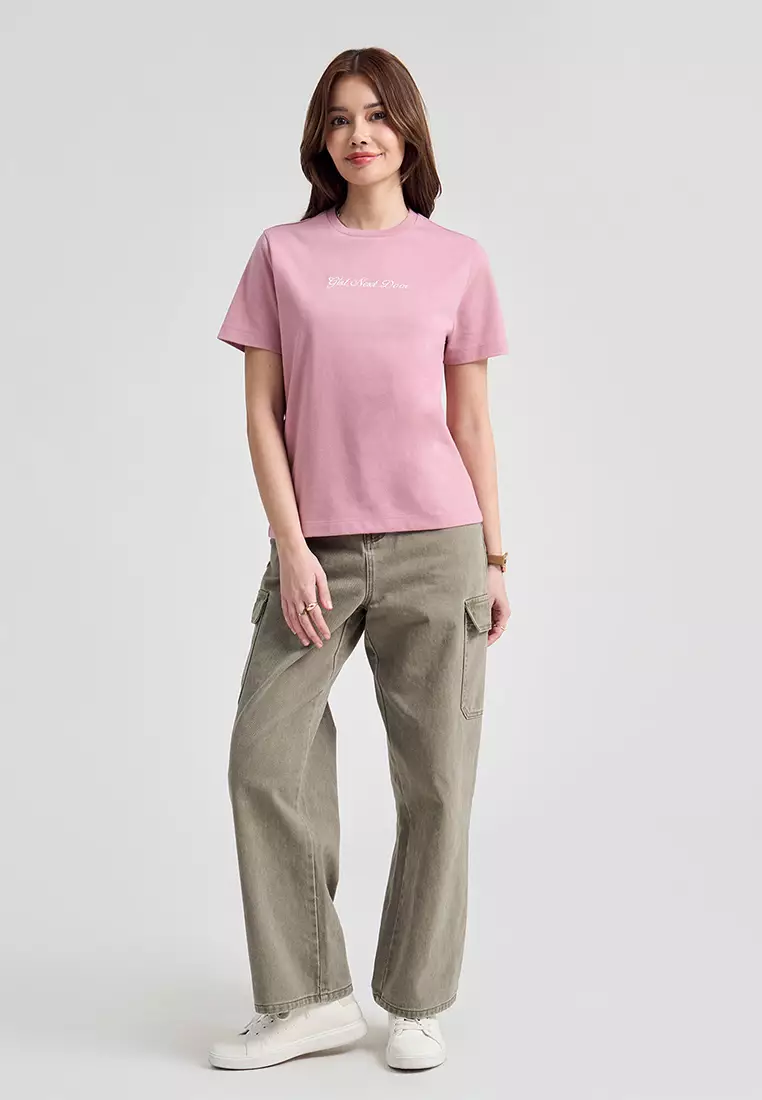 Girl Next Door Relaxed Fit Graphic T-Shirt