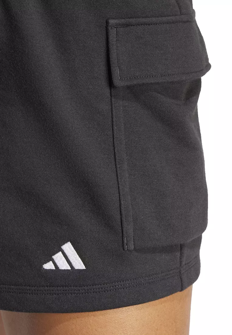 Essentials Small Logo French Terry Cargo Shorts